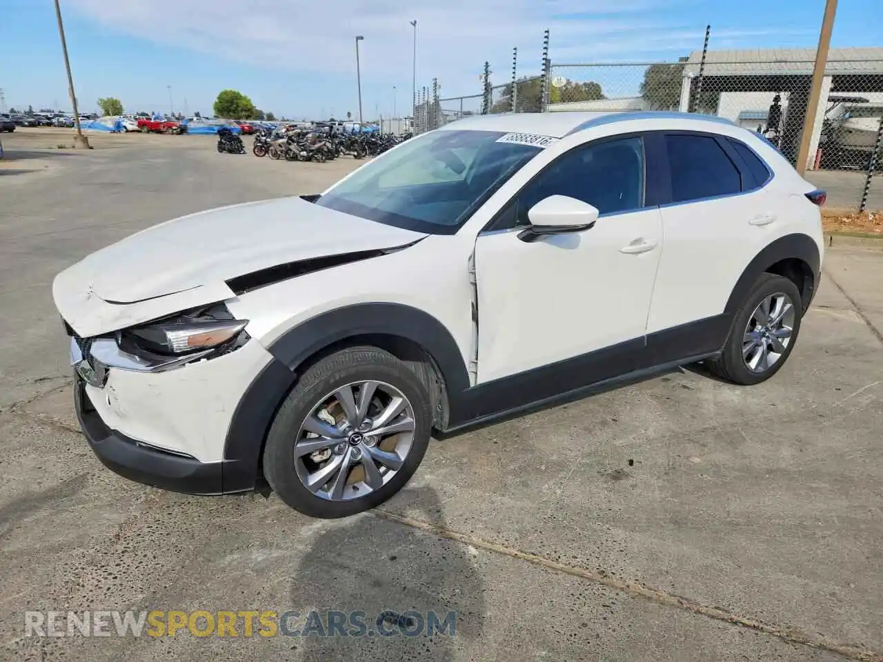 1 Photograph of a damaged car 3MVDMBBM5PM534540 MAZDA CX30 2023