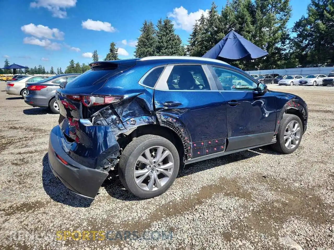 3 Фотография поврежденного автомобиля 3MVDMBBM6PM521442 MAZDA CX30 2023