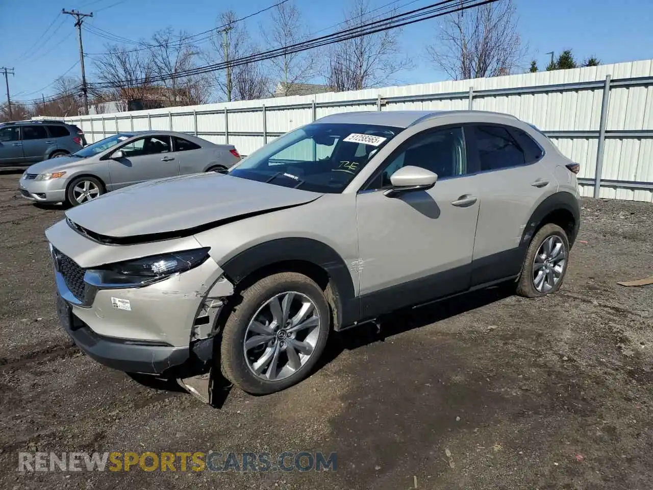 1 Photograph of a damaged car 3MVDMBBM6PM577168 MAZDA CX30 2023
