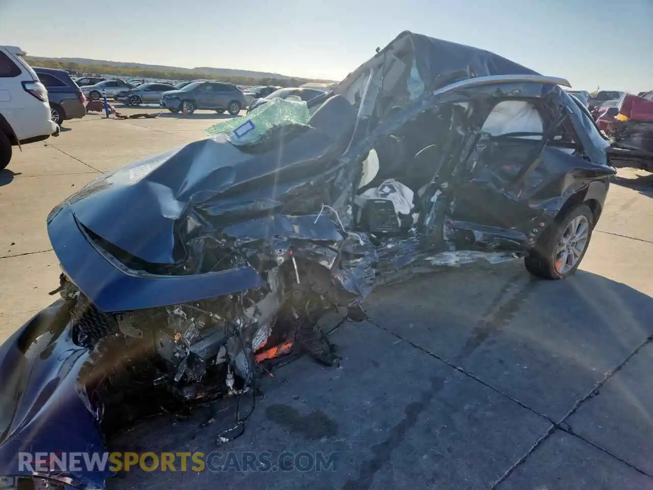 1 Photograph of a damaged car 3MVDMBBM7PM570889 MAZDA CX30 2023