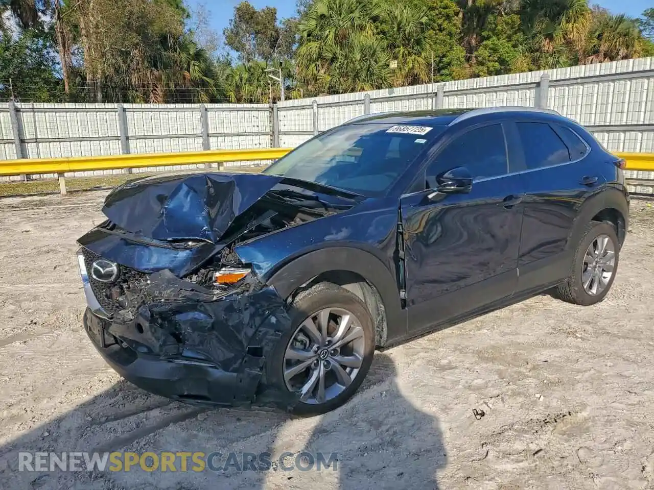1 Photograph of a damaged car 3MVDMBBM8PM554944 MAZDA CX30 2023