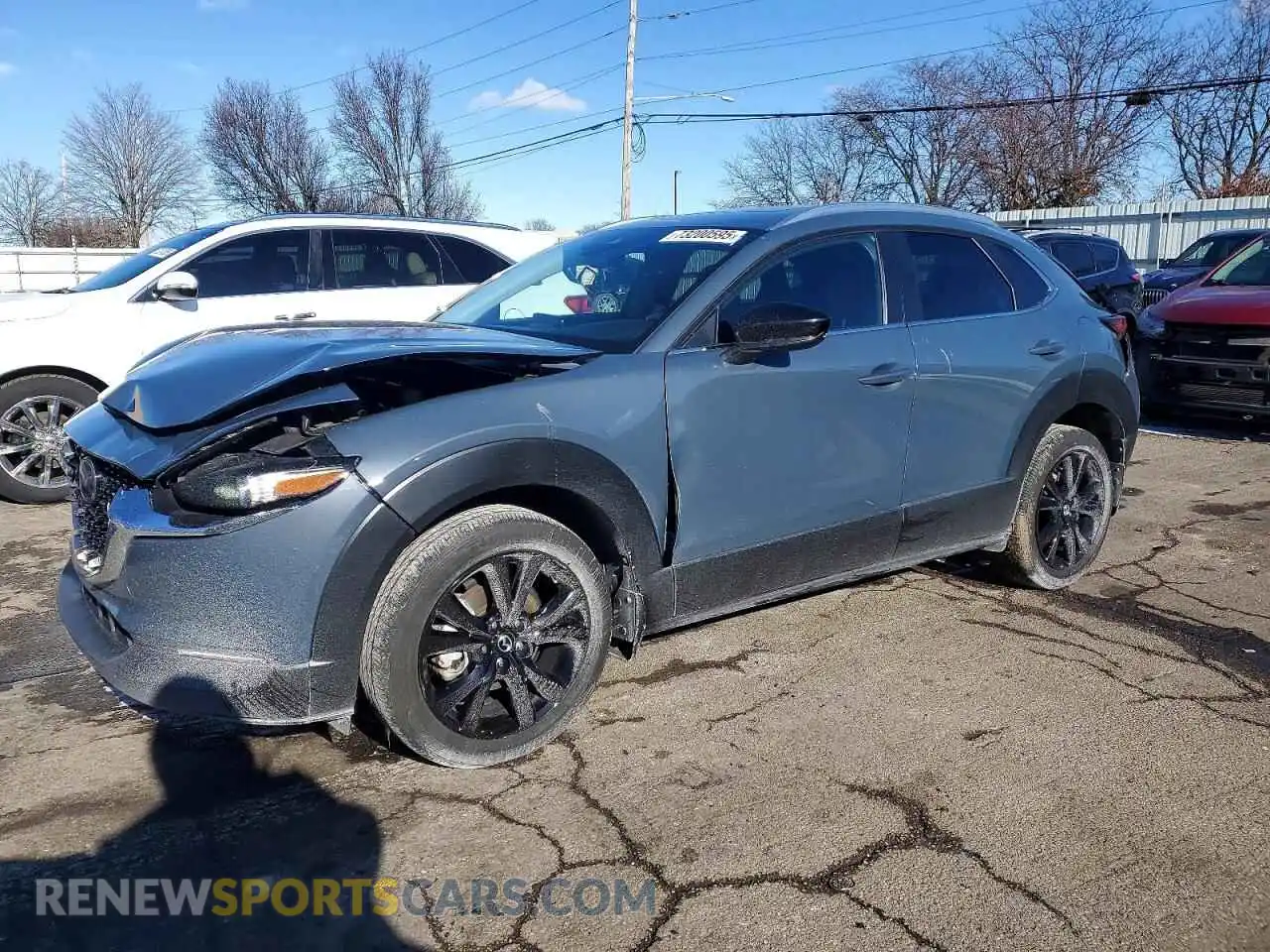 1 Photograph of a damaged car 3MVDMBCM0PM584406 MAZDA CX30 2023