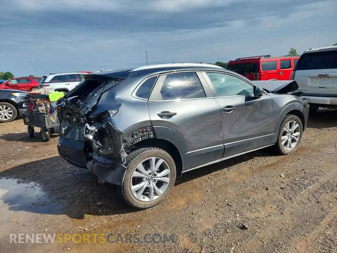 3 fotografías del automóvil dañado 3MVDMBCM5PM571618 MAZDA CX30 2023