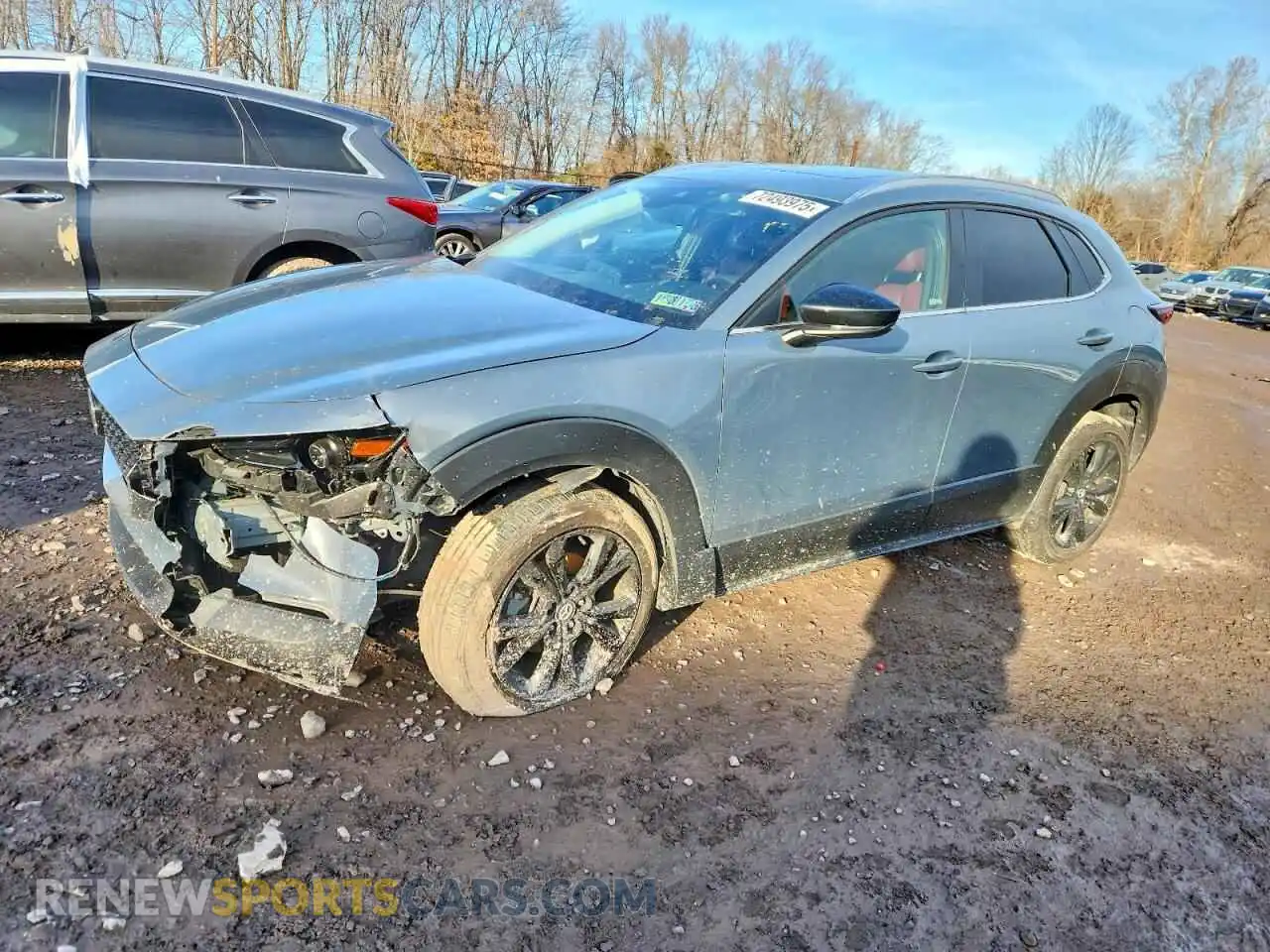 1 Photograph of a damaged car 3MVDMBCM7PM553315 MAZDA CX30 2023