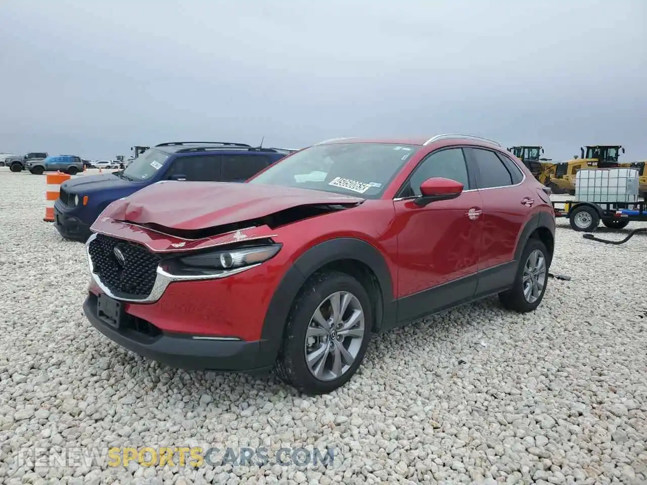 1 Photograph of a damaged car 3MVDMBCM8PM576604 MAZDA CX30 2023