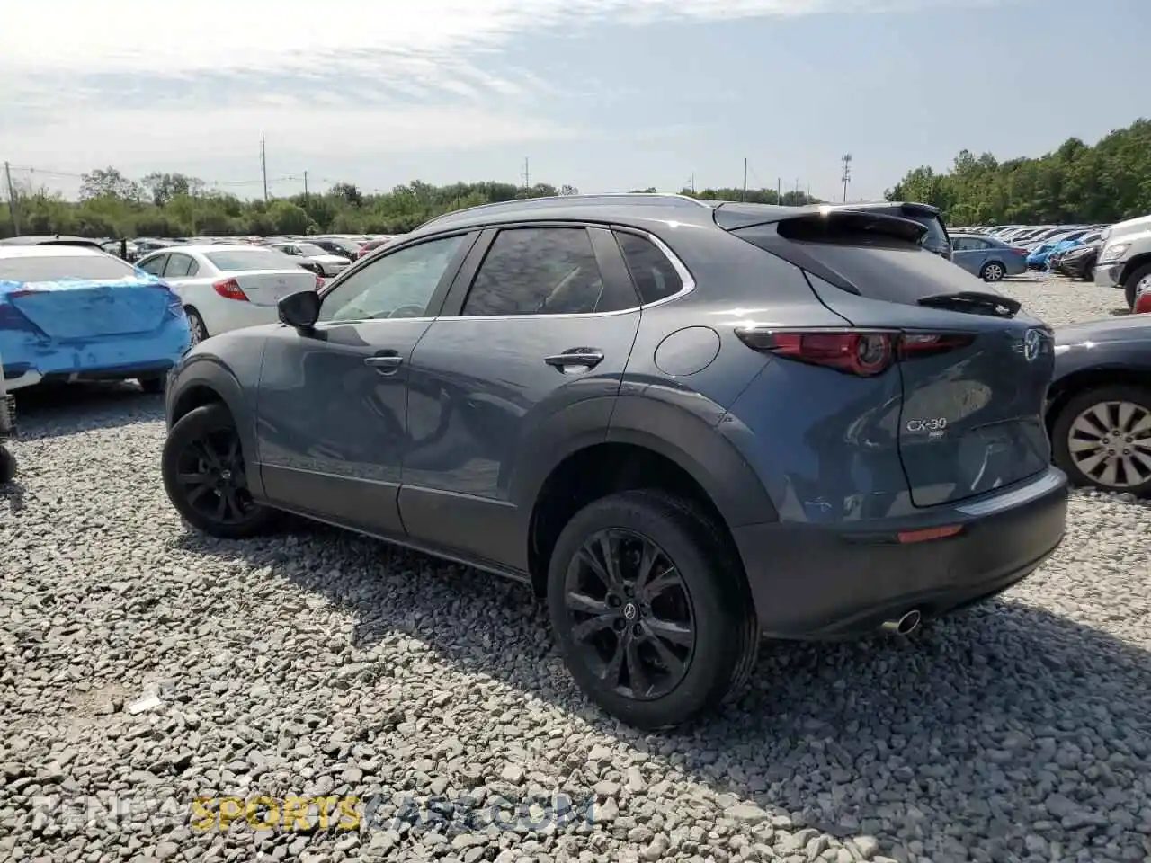 2 Photograph of a damaged car 3MVDMBCM9PM557642 MAZDA CX30 2023