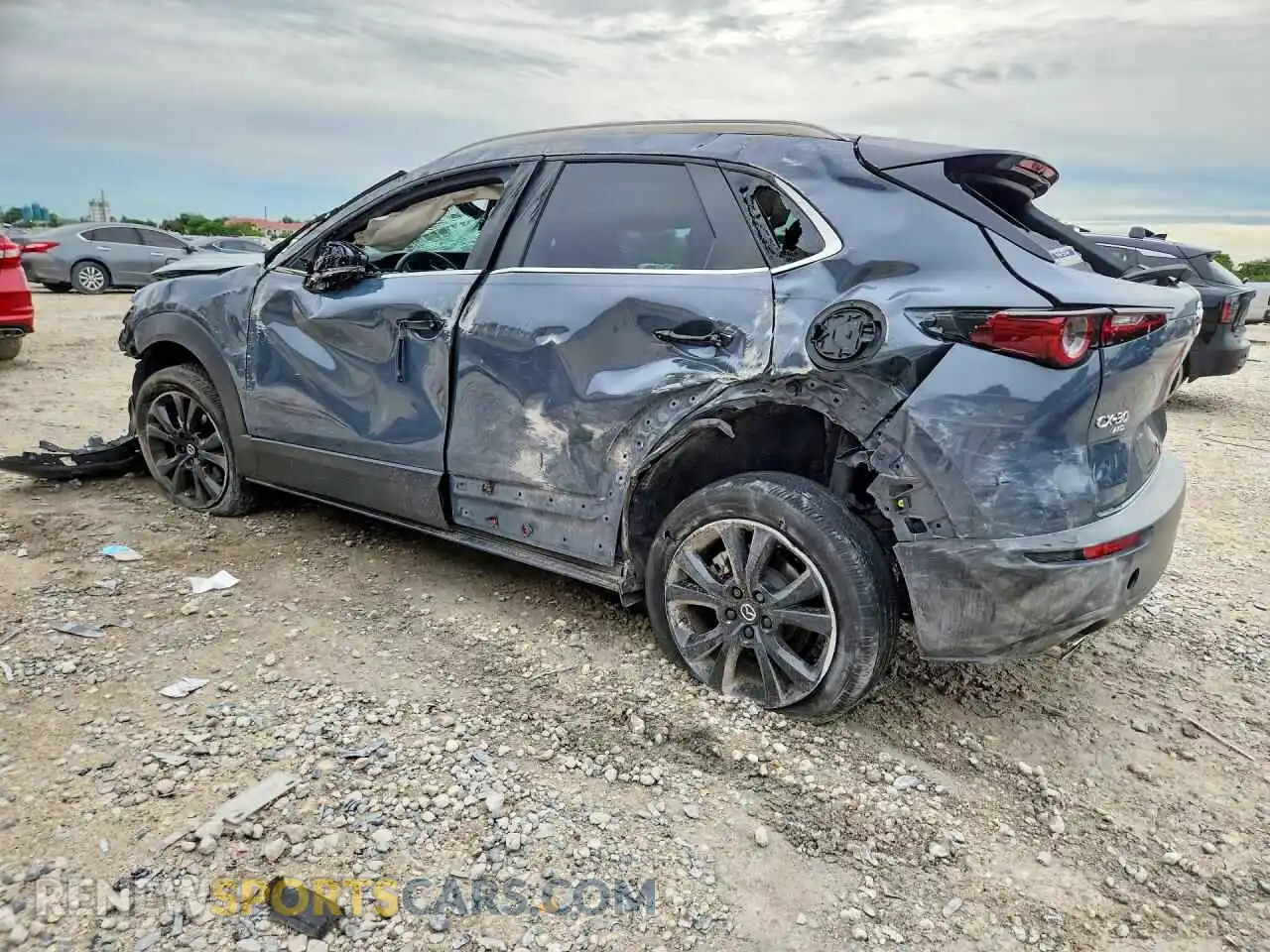 2 Photograph of a damaged car 3MVDMBCM9PM563814 MAZDA CX30 2023