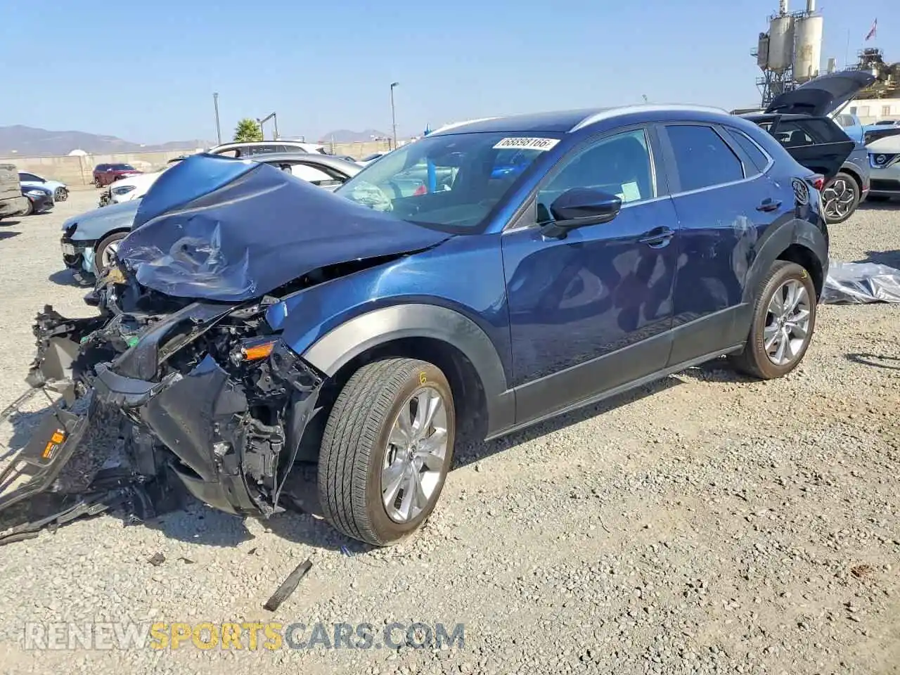 1 Photograph of a damaged car 3MVDMBCMXPM522107 MAZDA CX30 2023