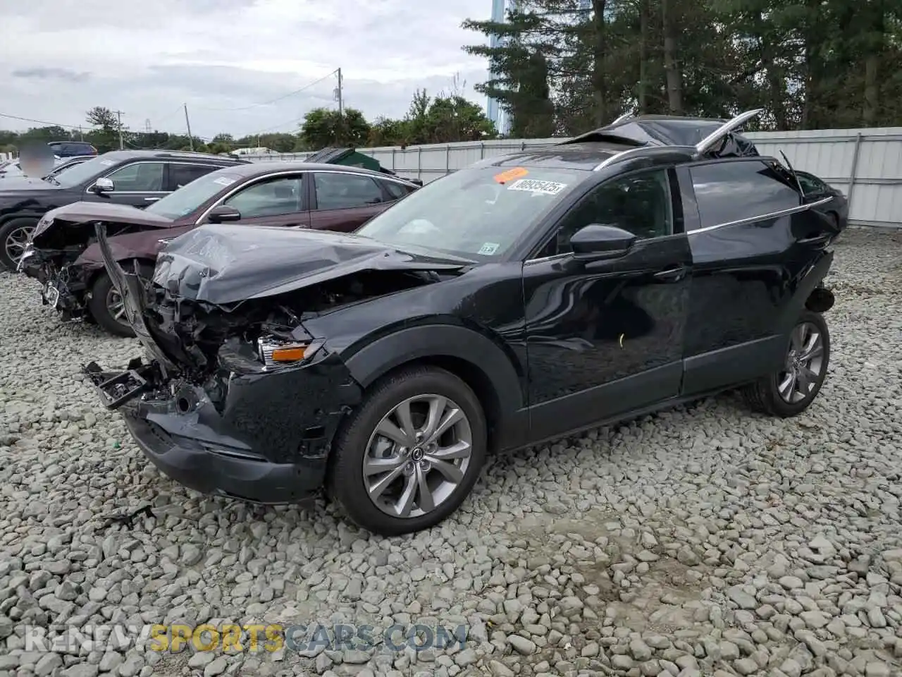 1 Photograph of a damaged car 3MVDMBDM0PM541683 MAZDA CX30 2023