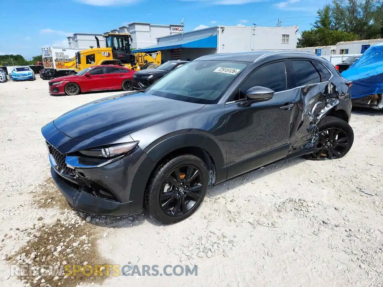1 Photograph of a damaged car 3MVDMBDM6PM511085 MAZDA CX30 2023