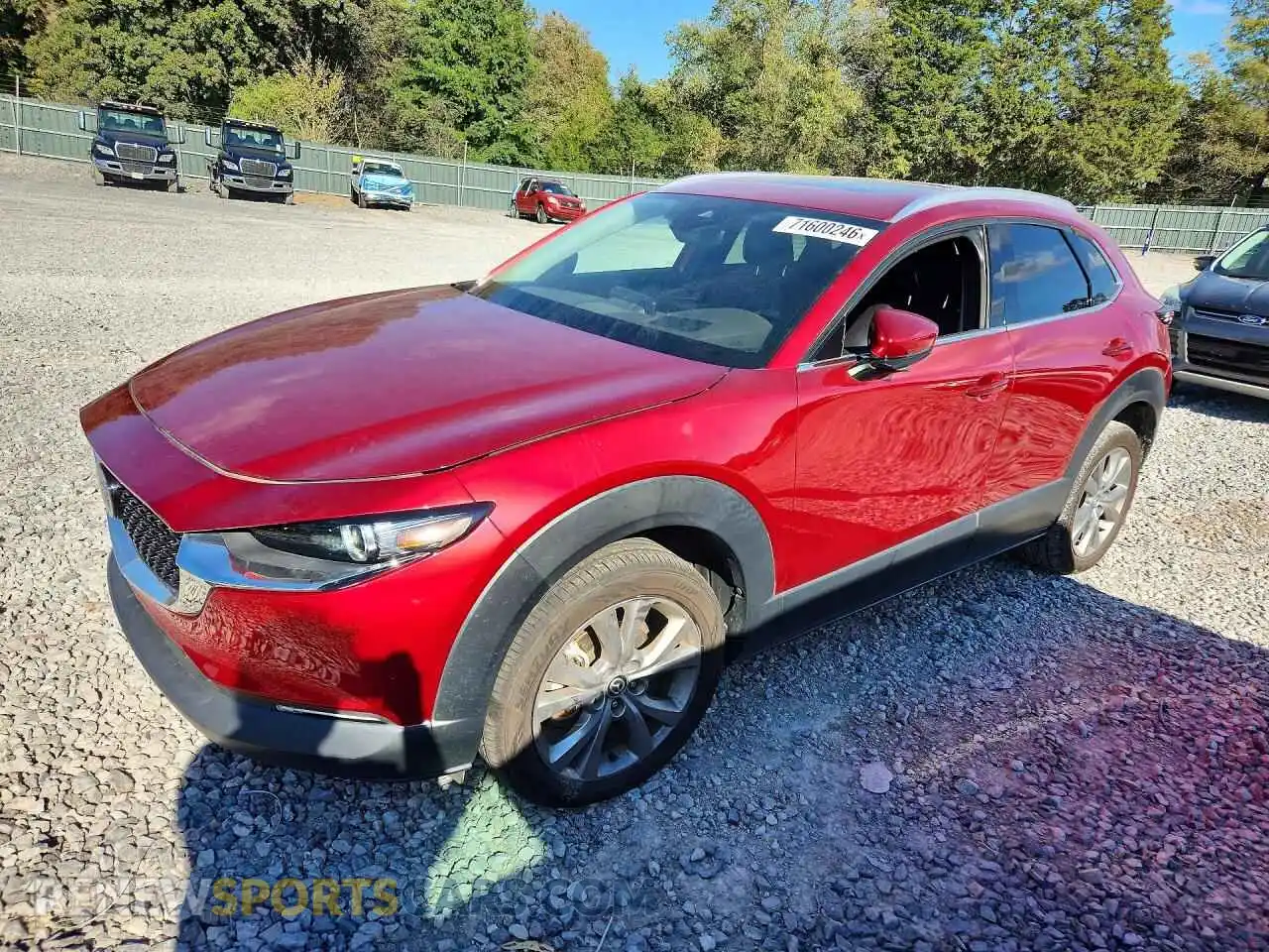 1 Photograph of a damaged car 3MVDMBDM7PM518725 MAZDA CX30 2023
