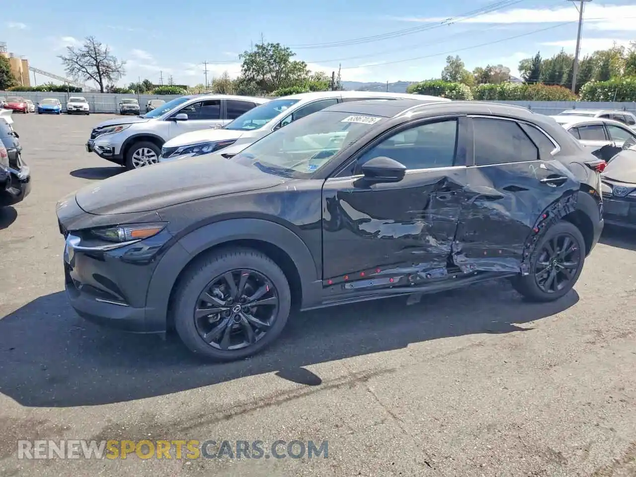 1 Photograph of a damaged car 3MVDMBEY6PM517339 MAZDA CX30 2023