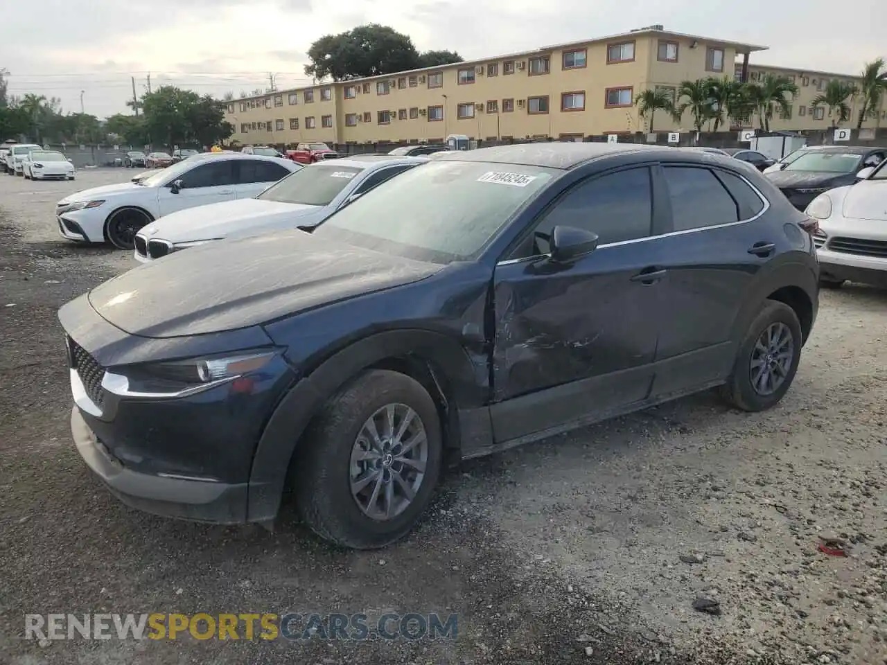 1 Photograph of a damaged car 3MVDMBAM1RM635188 MAZDA CX30 2024