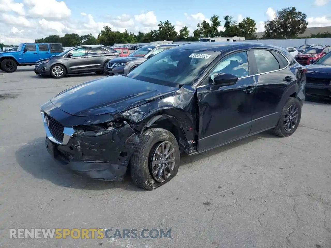 1 Photograph of a damaged car 3MVDMBAM7RM612434 MAZDA CX30 2024