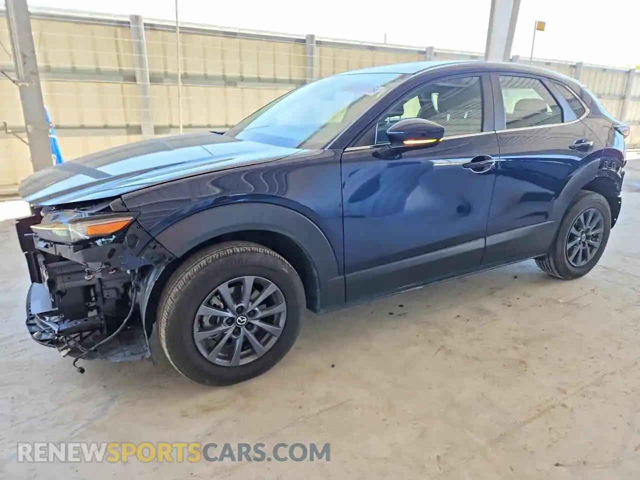 1 Photograph of a damaged car 3MVDMBAM7RM644056 MAZDA CX30 2024