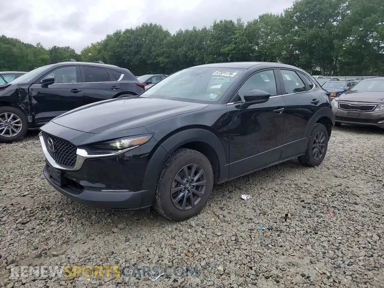 1 Photograph of a damaged car 3MVDMBAM7RM698568 MAZDA CX30 2024