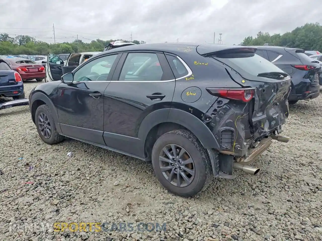 2 Photograph of a damaged car 3MVDMBAM7RM698568 MAZDA CX30 2024