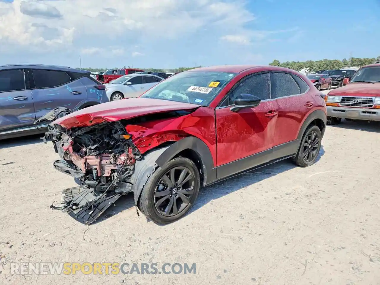 1 Photograph of a damaged car 3MVDMBBM1RM623217 MAZDA CX30 2024