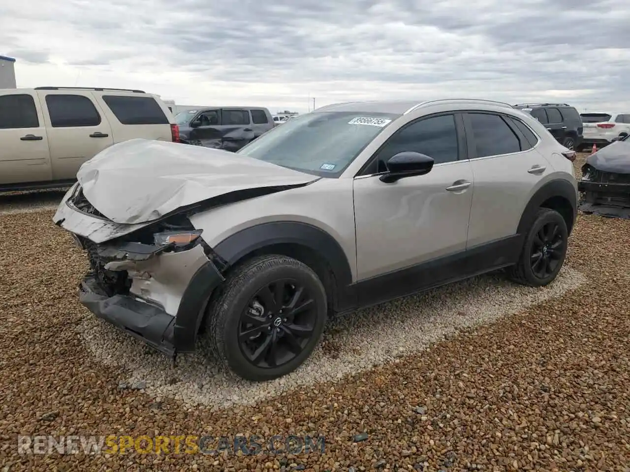 1 Photograph of a damaged car 3MVDMBBM2RM600156 MAZDA CX30 2024
