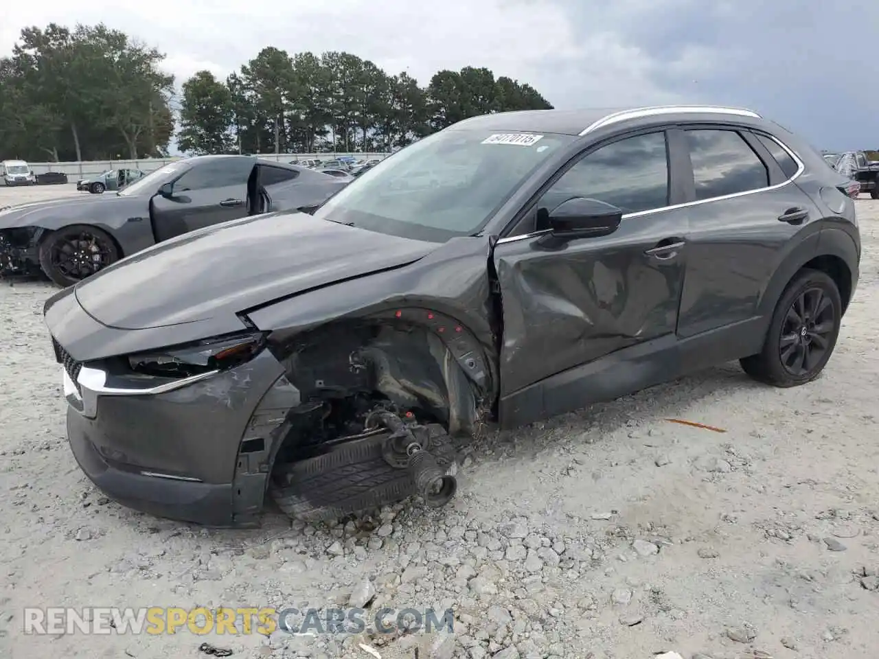 1 Photograph of a damaged car 3MVDMBBM2RM602666 MAZDA CX30 2024