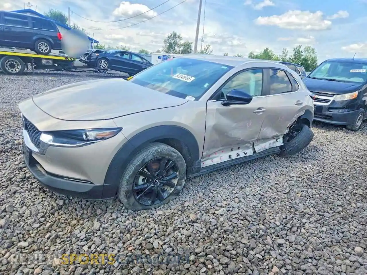 1 Photograph of a damaged car 3MVDMBBM2RM648613 MAZDA CX30 2024