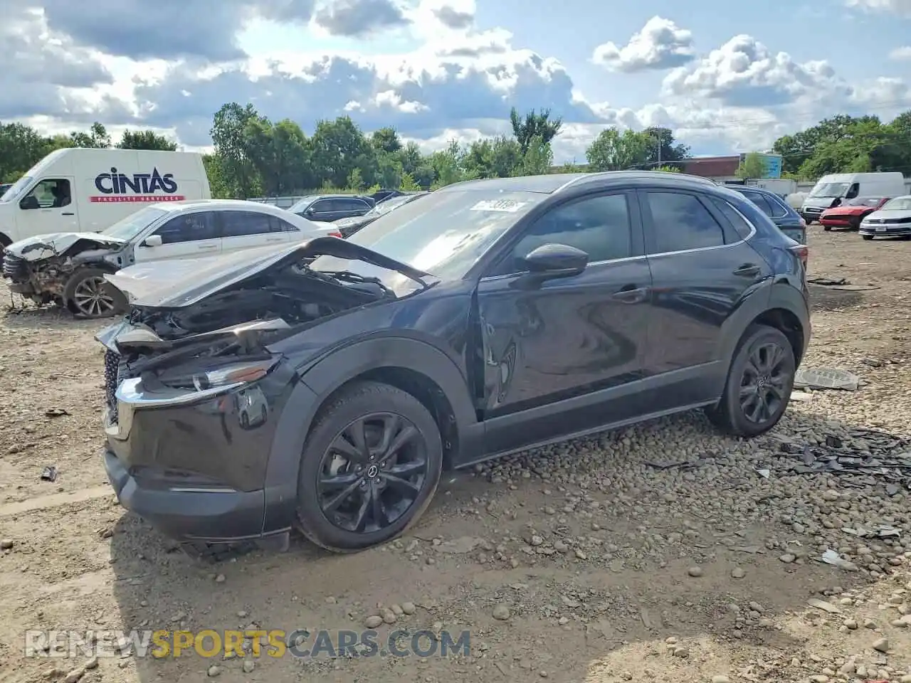 1 Photograph of a damaged car 3MVDMBBM5RM616948 MAZDA CX30 2024