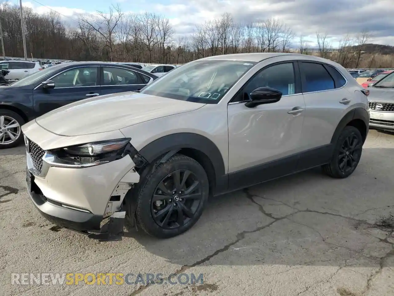 1 Photograph of a damaged car 3MVDMBBM6RM647447 MAZDA CX30 2024