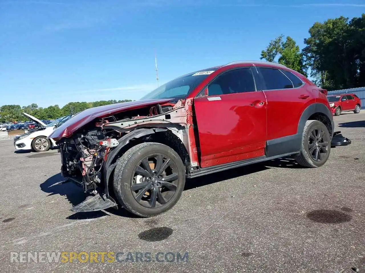 1 Photograph of a damaged car 3MVDMBBM9RM610103 MAZDA CX30 2024