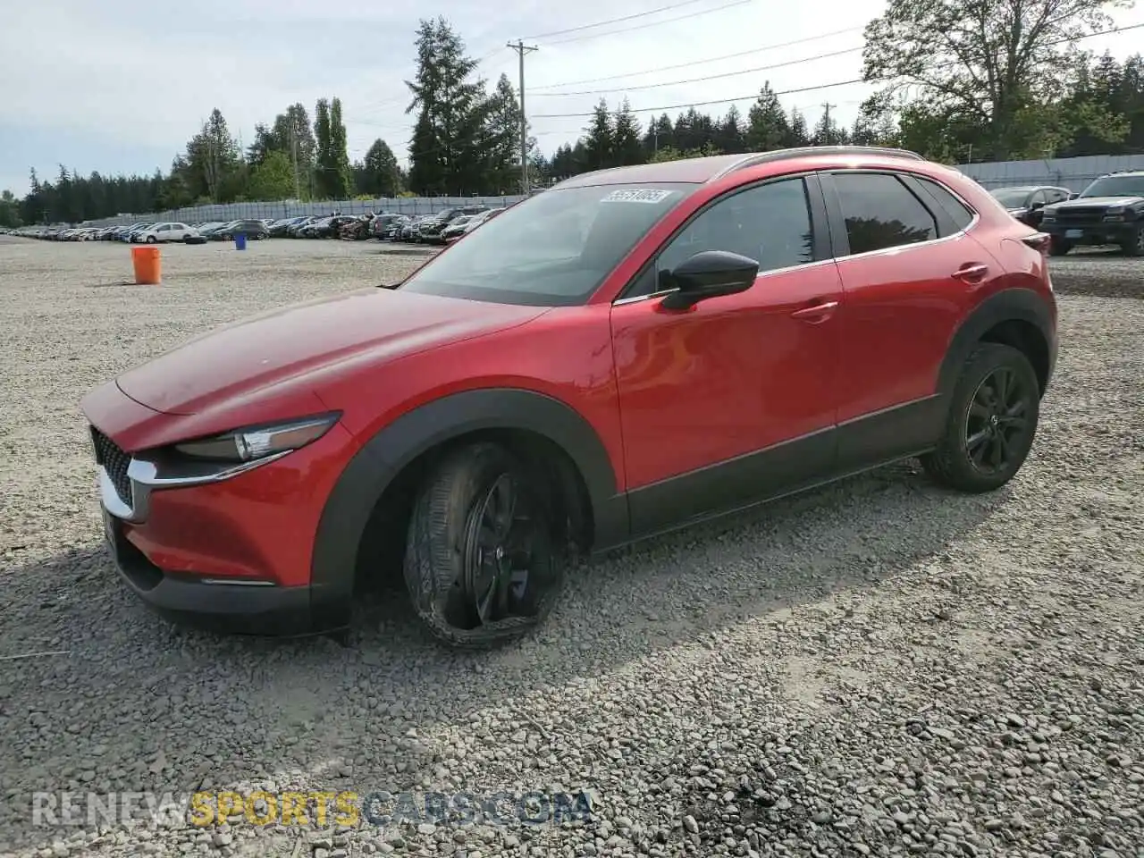1 Photograph of a damaged car 3MVDMBBM9RM672178 MAZDA CX30 2024