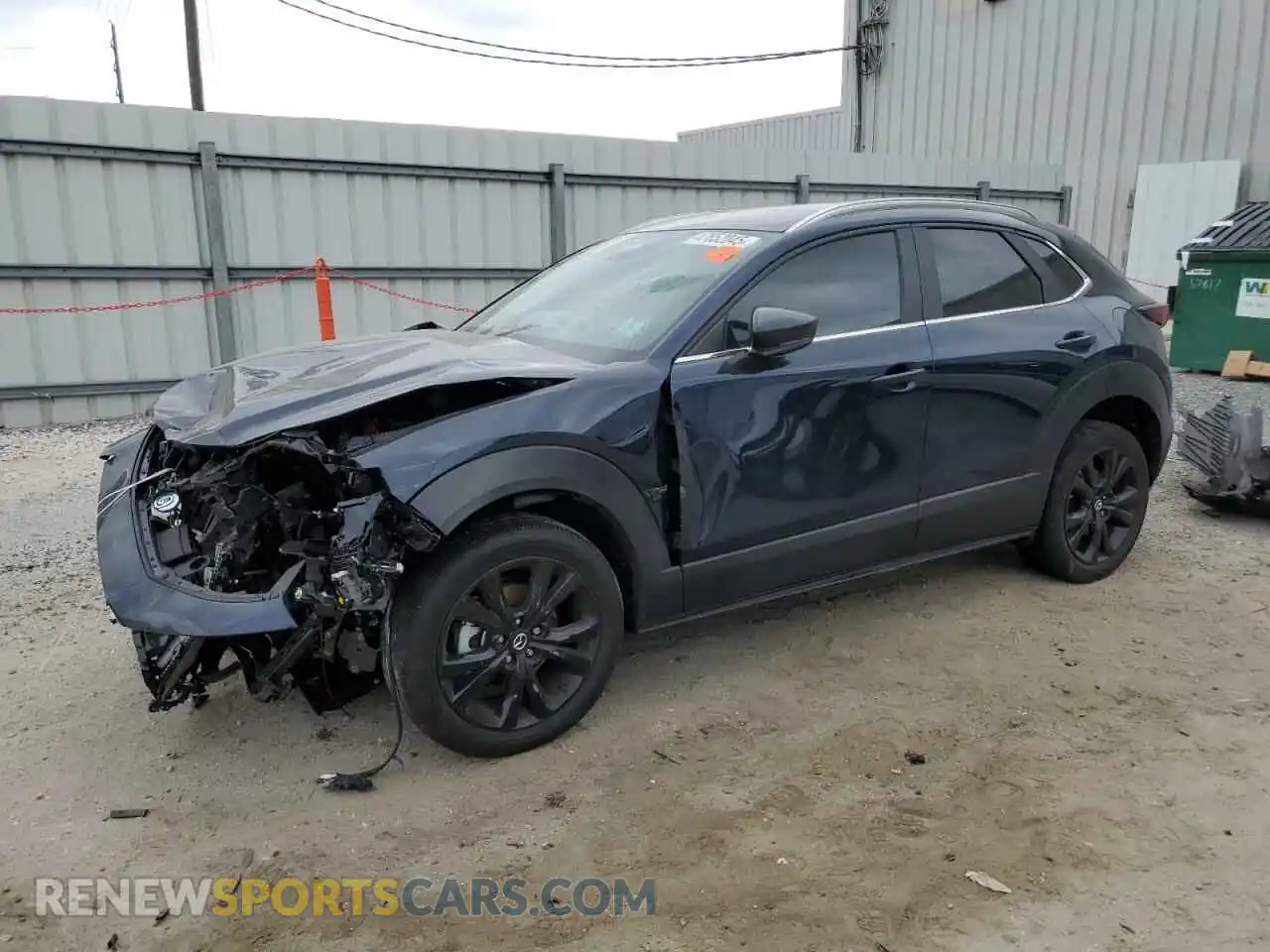 1 Photograph of a damaged car 3MVDMBBMXRM707570 MAZDA CX30 2024