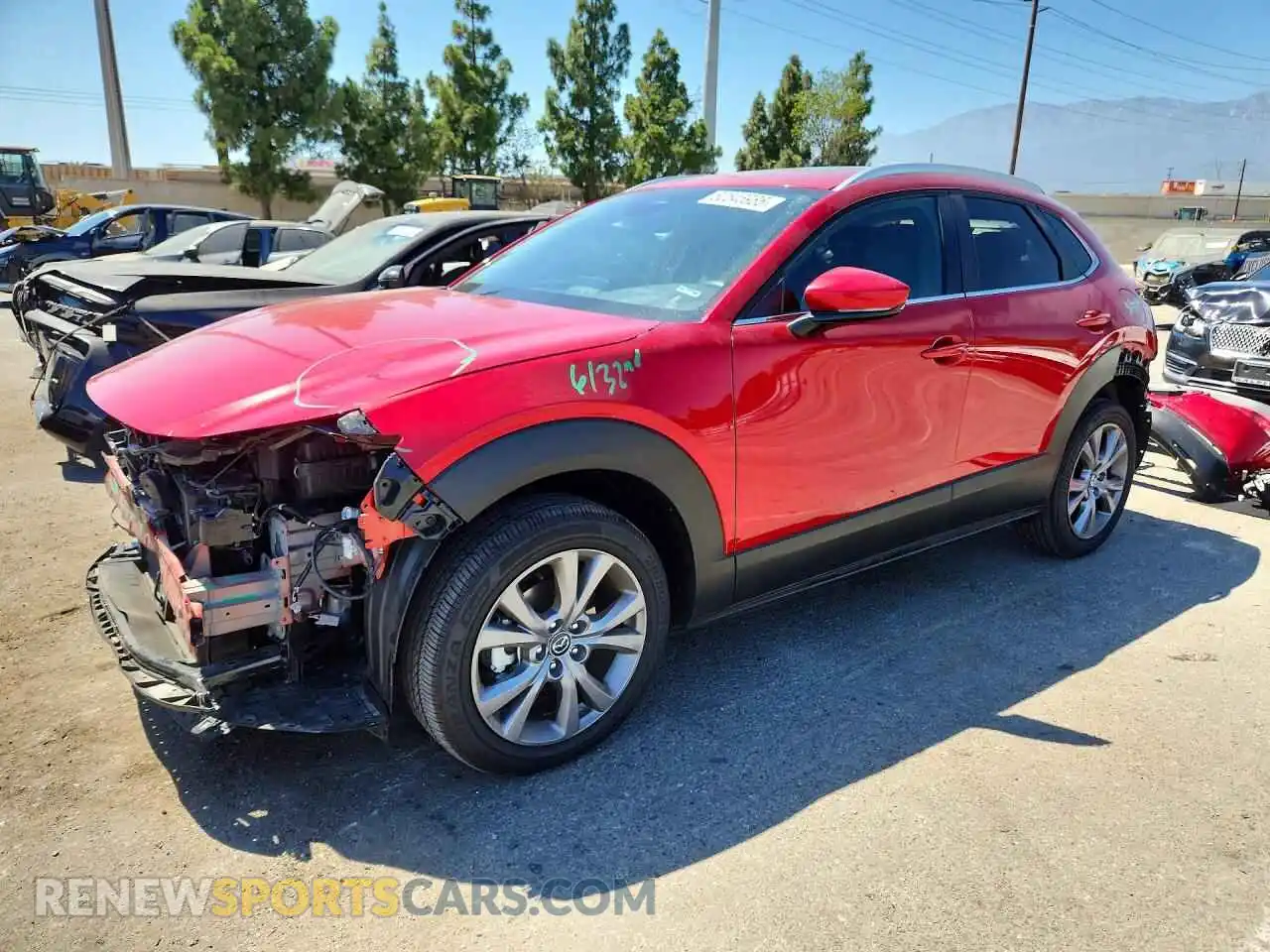 1 Photograph of a damaged car 3MVDMBCM1RM669550 MAZDA CX30 2024