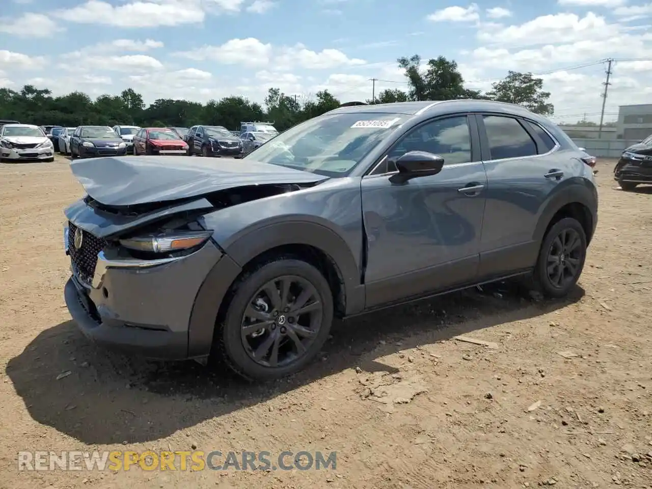 1 Photograph of a damaged car 3MVDMBCM2RM611852 MAZDA CX30 2024