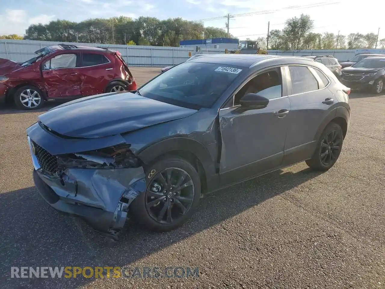 1 Photograph of a damaged car 3MVDMBCM2RM683134 MAZDA CX30 2024