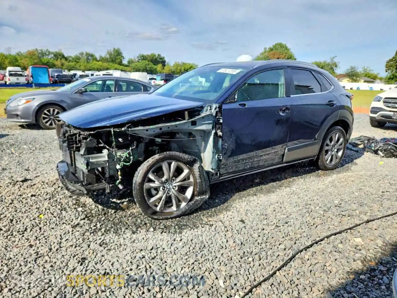1 Photograph of a damaged car 3MVDMBCM4RM719213 MAZDA CX30 2024