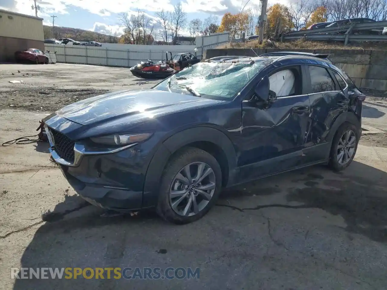1 Photograph of a damaged car 3MVDMBCM6RM634616 MAZDA CX30 2024