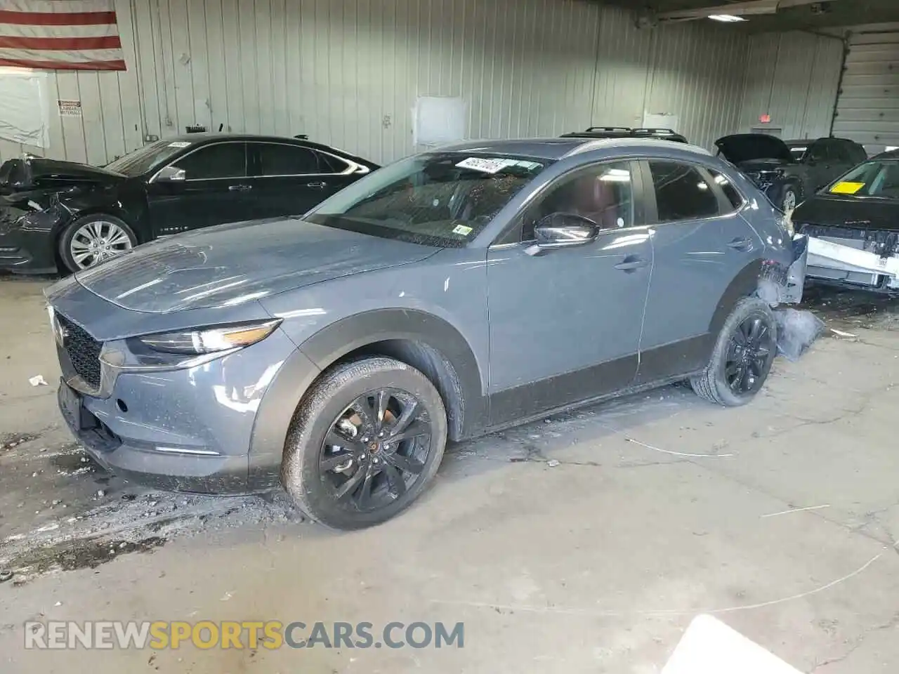 1 Photograph of a damaged car 3MVDMBCM9RM664466 MAZDA CX30 2024
