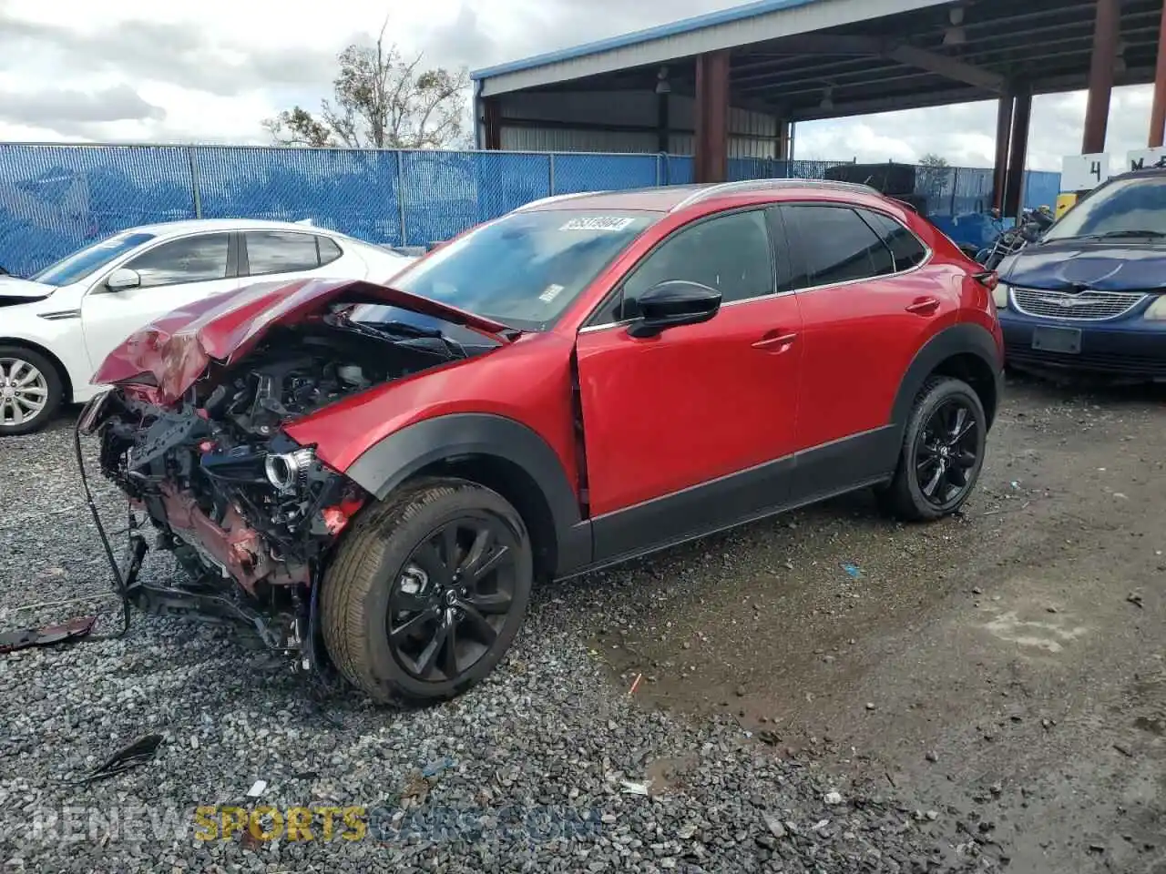 1 Photograph of a damaged car 3MVDMBEY7RM706486 MAZDA CX30 2024
