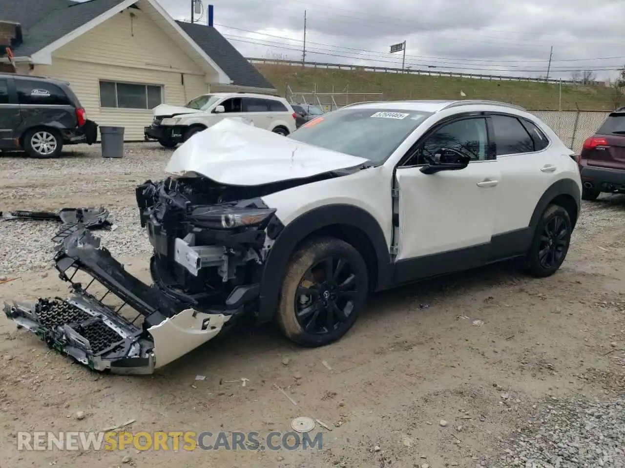 1 Photograph of a damaged car 3MVDMBEY8RM715116 MAZDA CX30 2024
