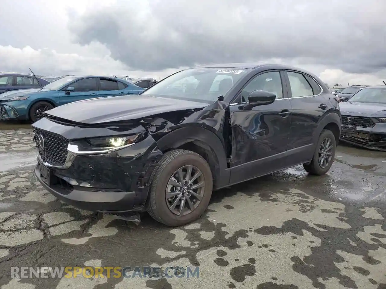 1 Photograph of a damaged car 3MVDMBAMXSM778338 MAZDA CX30 2025