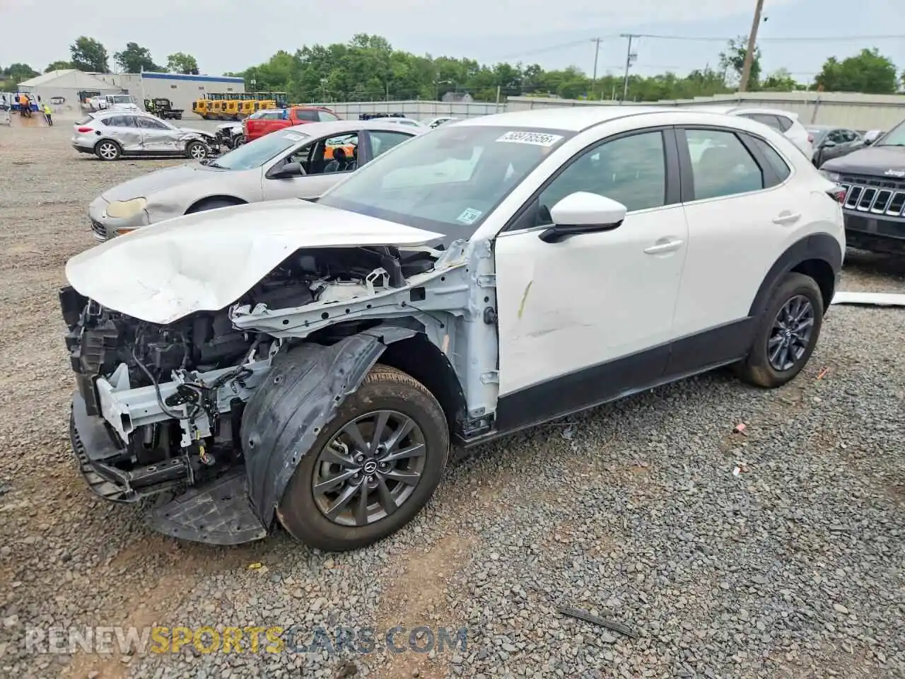 1 Photograph of a damaged car 3MVDMBAMXSM796161 MAZDA CX30 2025