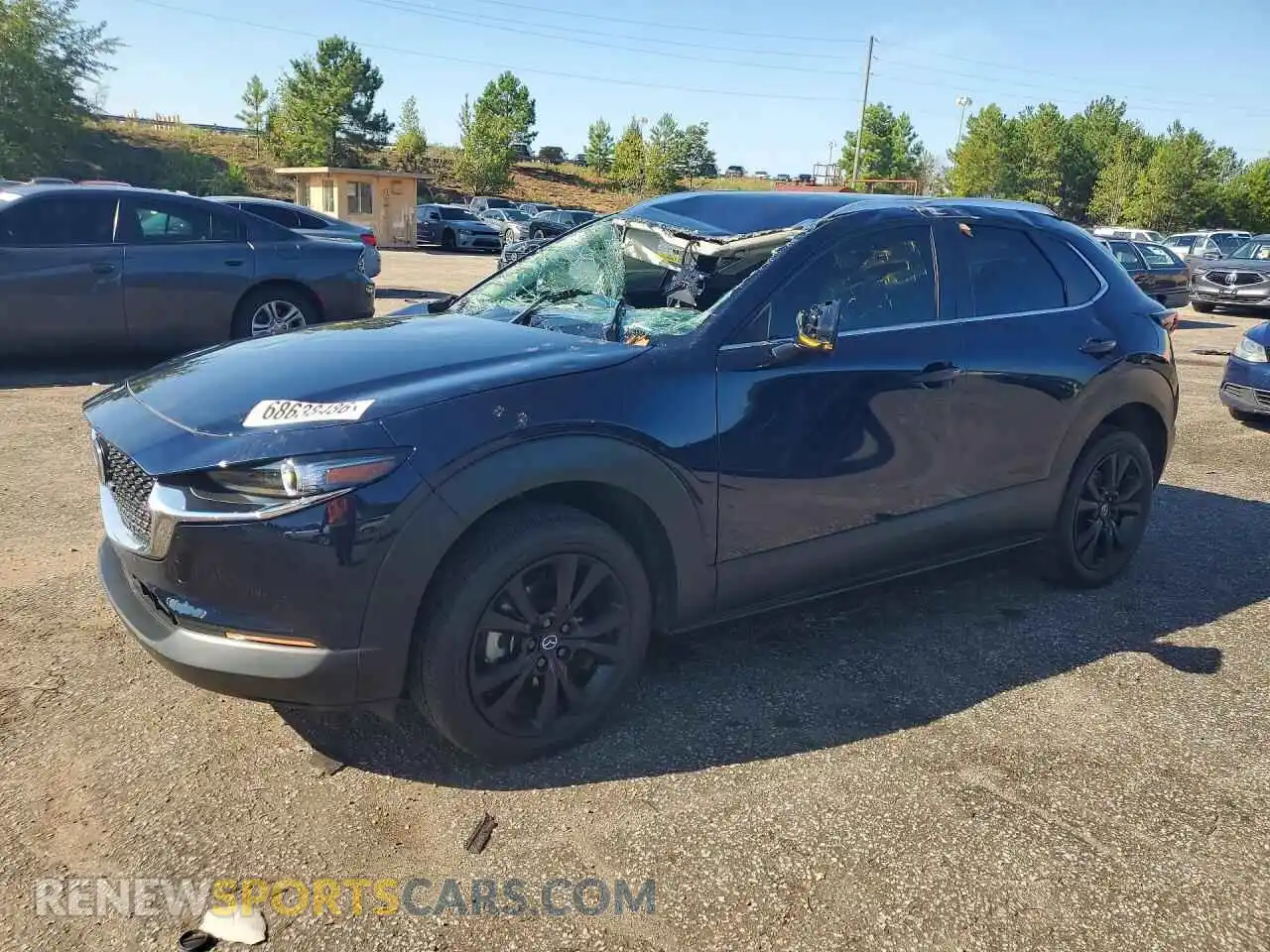 1 Photograph of a damaged car 3MVDMBBM8SM799042 MAZDA CX30 2025
