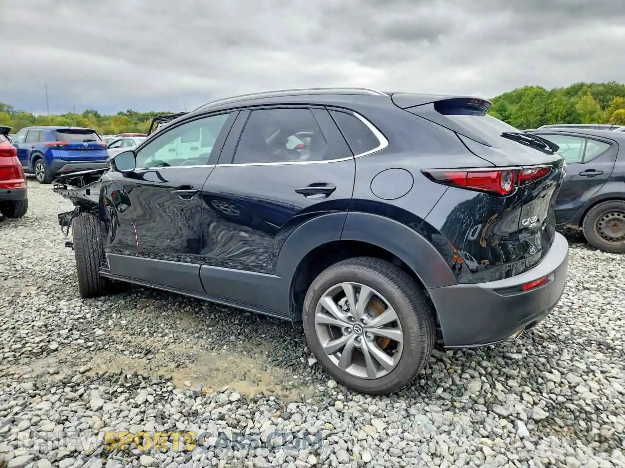 2 fotografías del automóvil dañado 3MVDMBCM0SM753462 MAZDA CX30 2025