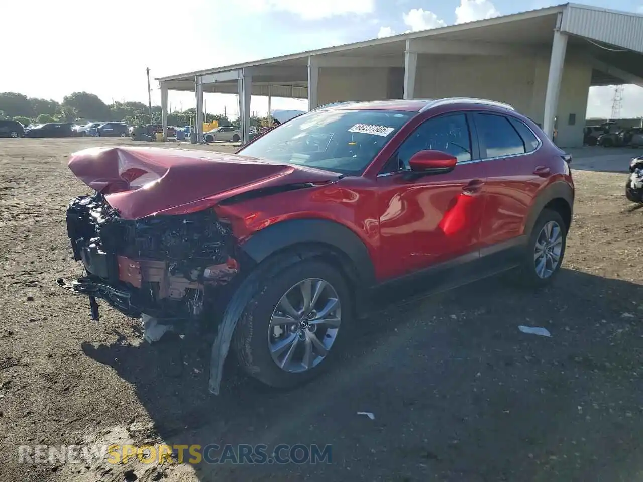 1 Photograph of a damaged car 3MVDMBCM4SM858294 MAZDA CX30 2025