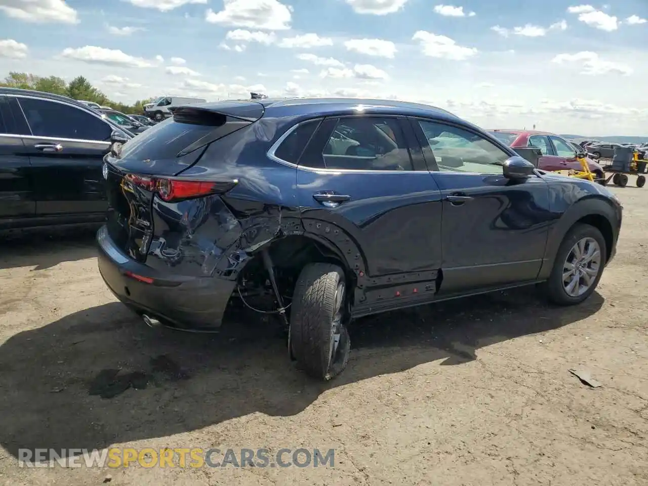3 Photograph of a damaged car 3MVDMBDM5SM807451 MAZDA CX30 2025