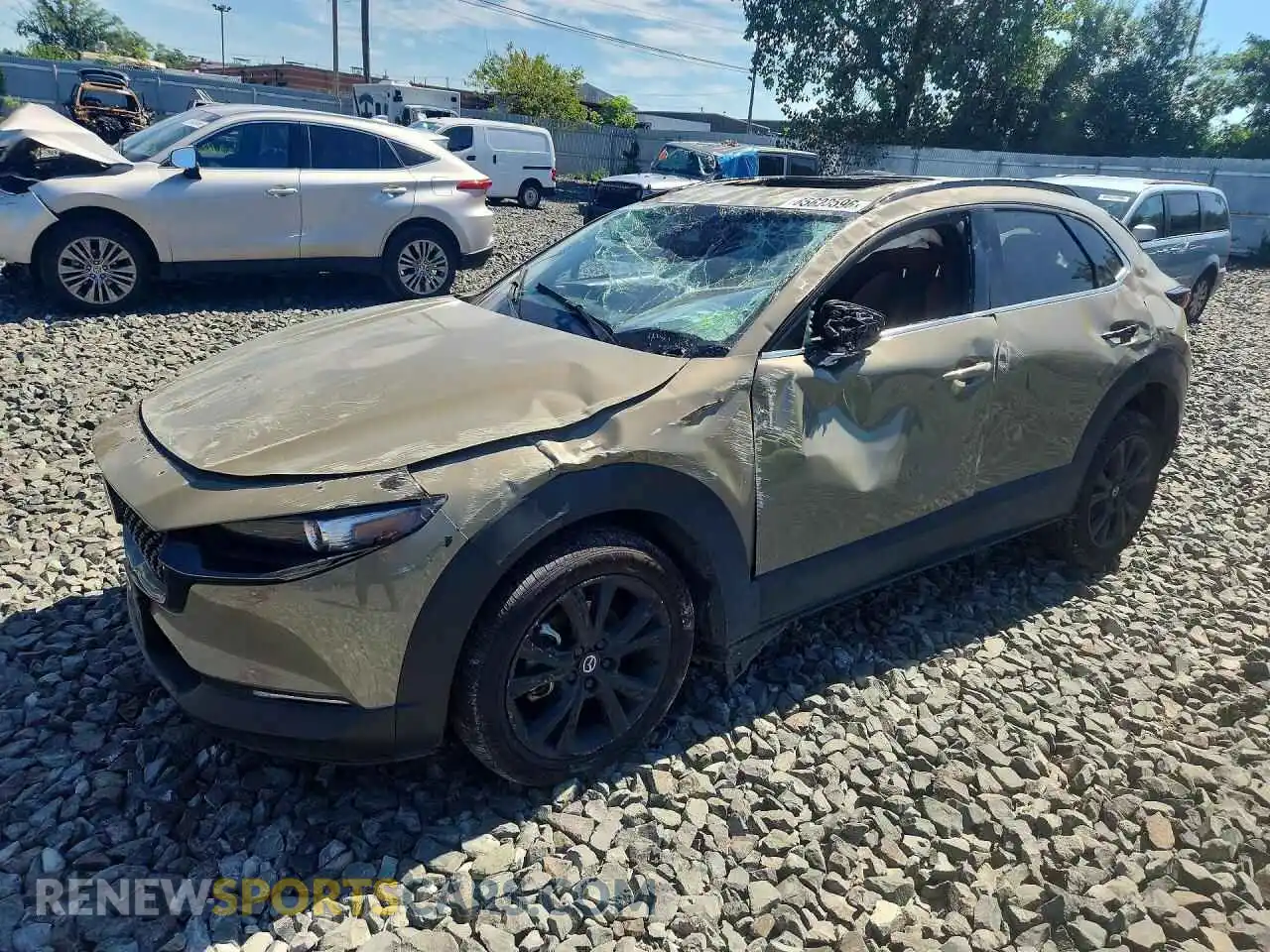 1 Photograph of a damaged car 3MVDMBXY7SM825464 MAZDA CX30 2025