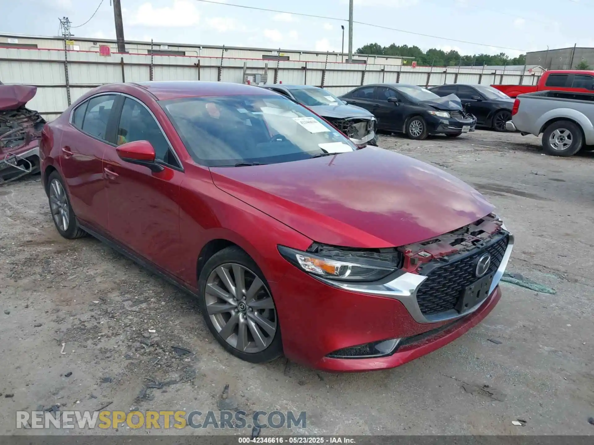 1 Photograph of a damaged car JM1BPACL0K1111094 MAZDA MAZDA3 2019