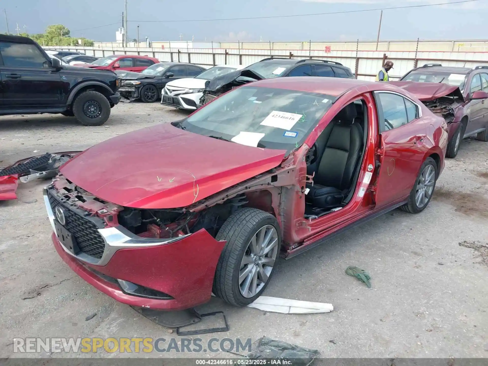 2 Photograph of a damaged car JM1BPACL0K1111094 MAZDA MAZDA3 2019