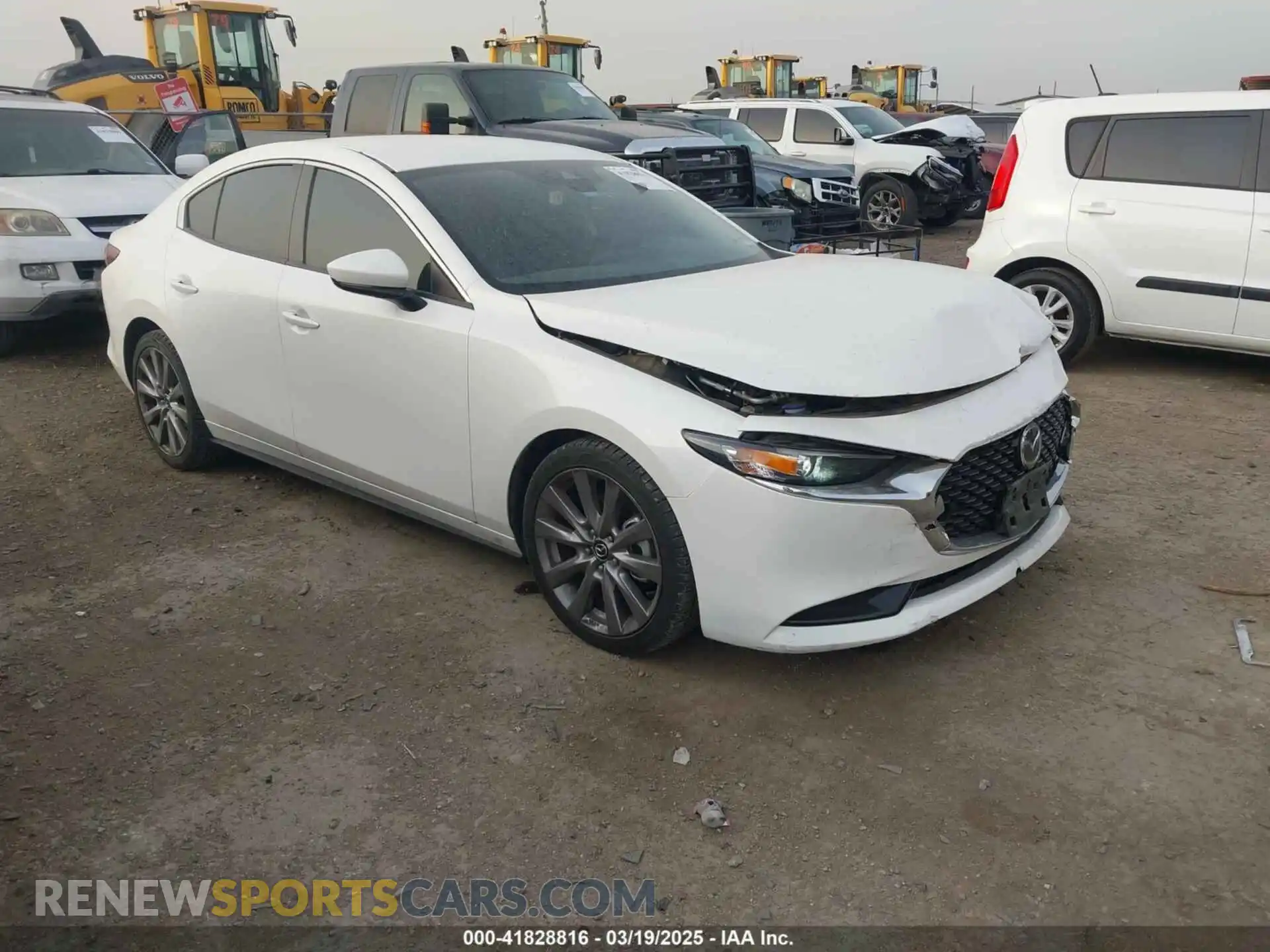 1 Photograph of a damaged car JM1BPACL6K1109964 MAZDA MAZDA3 2019