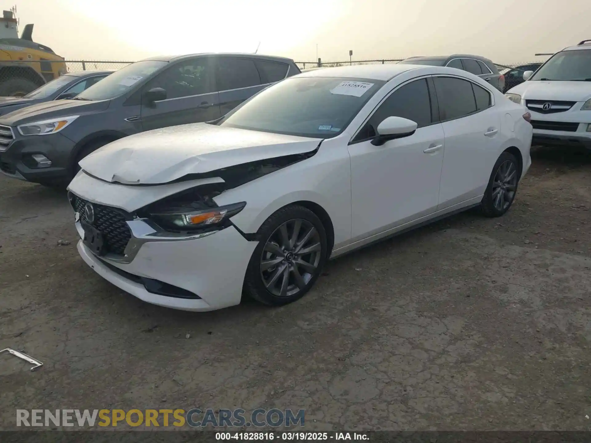 2 Photograph of a damaged car JM1BPACL6K1109964 MAZDA MAZDA3 2019