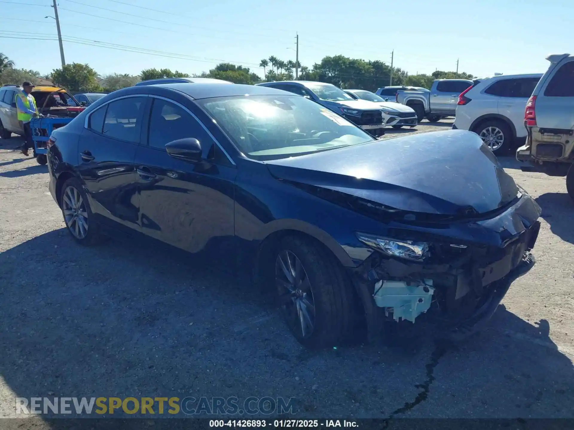 1 Photograph of a damaged car JM1BPACL7K1106698 MAZDA MAZDA3 2019